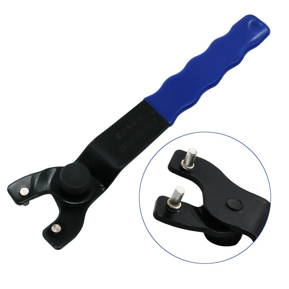 Winkelschleifer, Kantenschneider, Schneidemaschine, Schraubenschlüssel. Schwarz Und Blau, 1