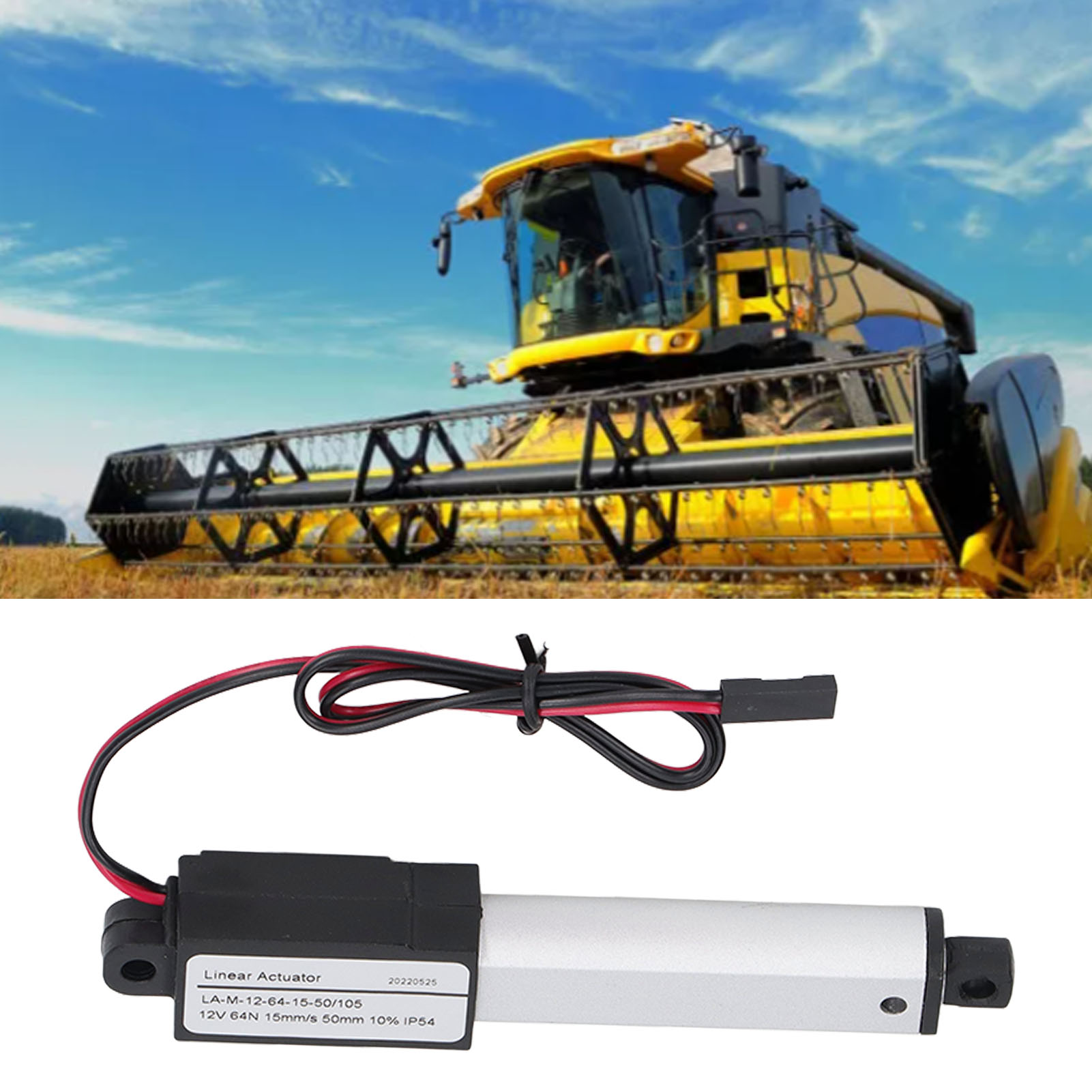 La-m 12v Miniatur-linearmotor, 50mm Elektrischer Aktuator