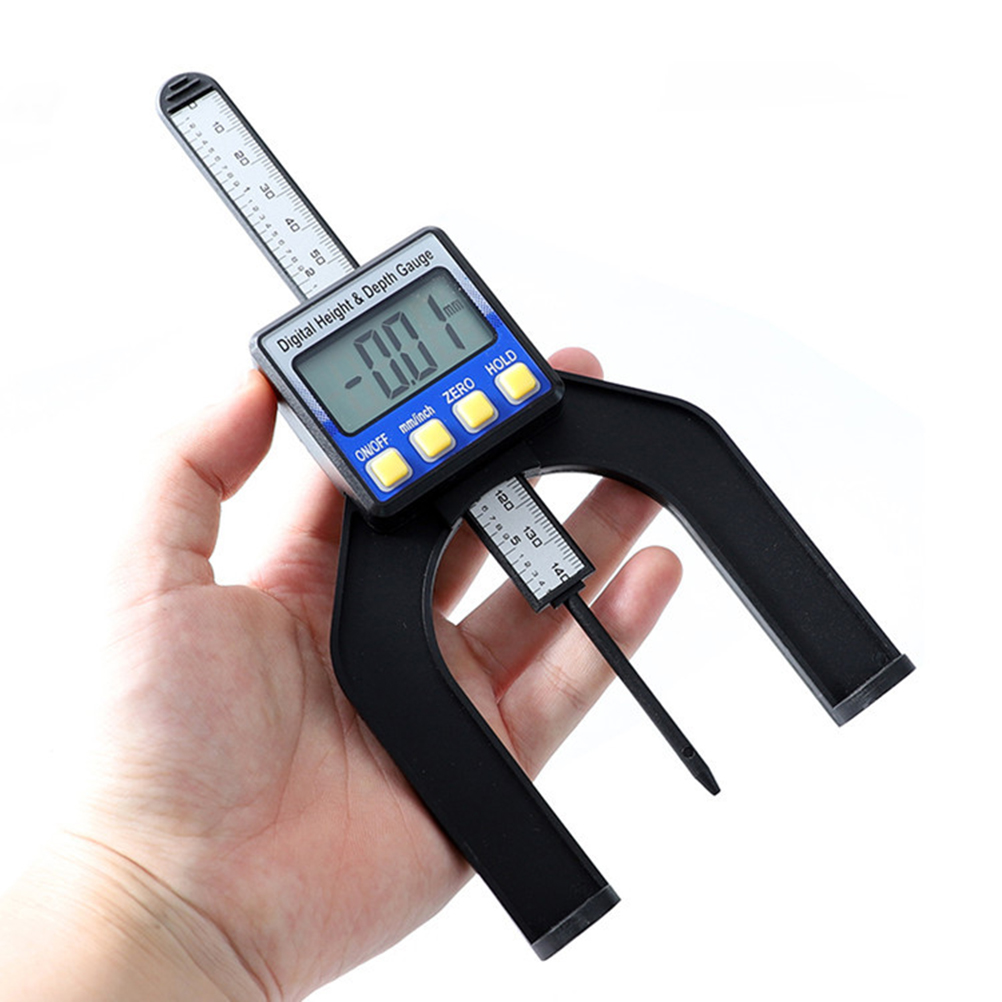 1 Elektronische Digitale Höhen-/tiefenanzeige Für Holzsägen, Tiefenanzeige 0-80 Mm