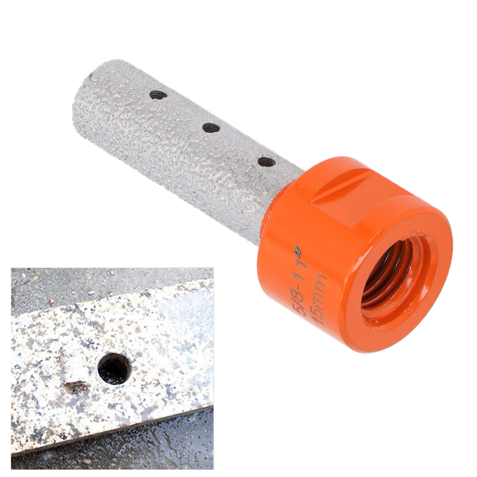 5/8-11"-lötfräser Für Granit, Quarz, Marmor, Fliesen, Kantenbearbeitung, Lochvergrößerung, 15-mm-fräser
