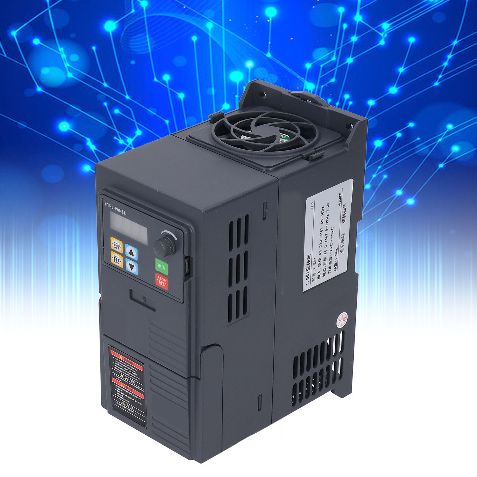 Robuster Vektor-frequenzumrichter Der Serie Lk320 Für Motoren: Einphaseneingang 200-240 V, Dreiphasenausgang 0-240 V, 2,2 Kw.
