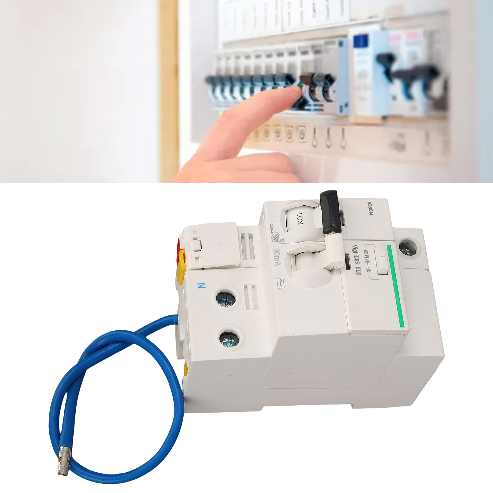 Ac230/400v Ic65n-leistungsschalter Mit Fehlerstromschutz, 1p+n25a-zubehör