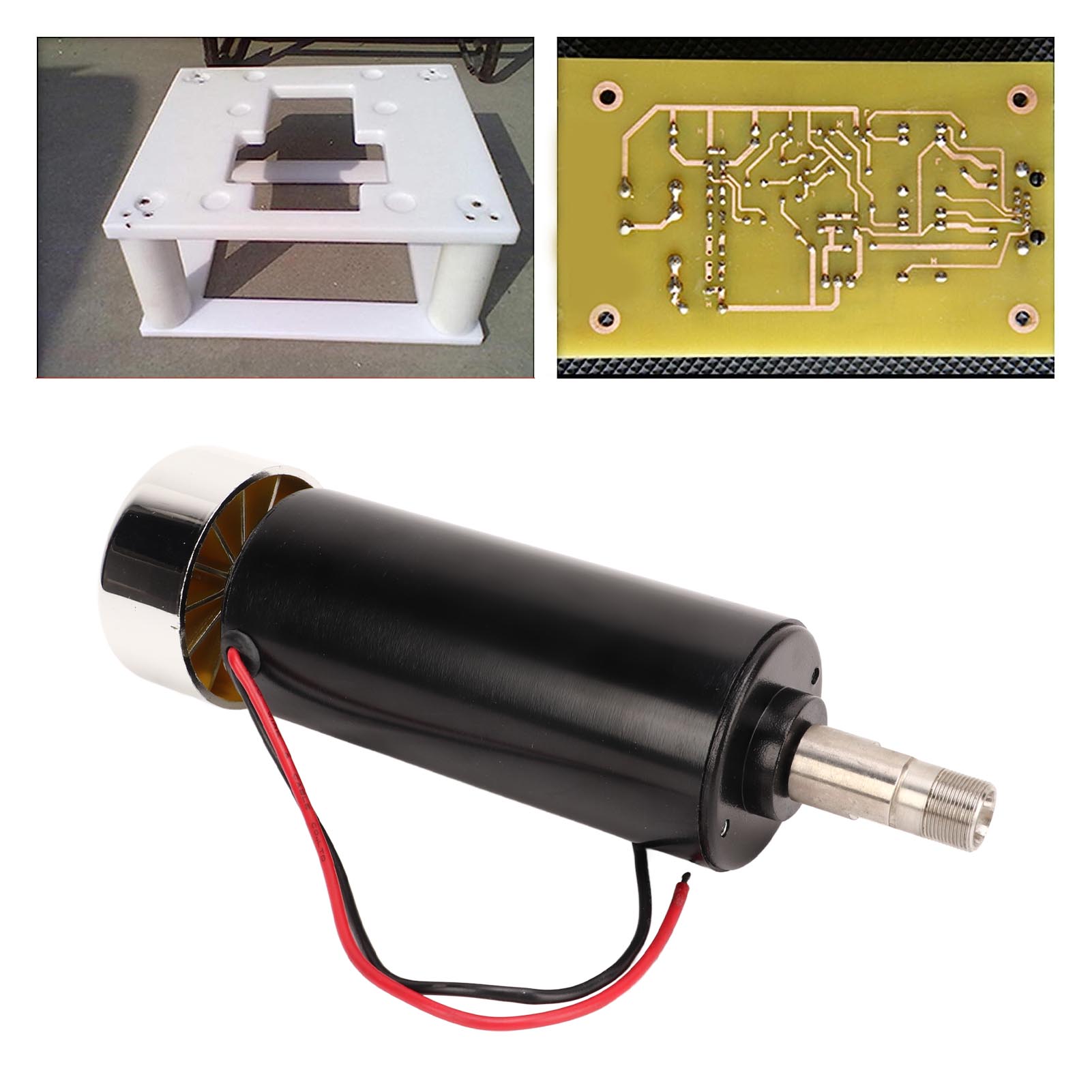 Er11 500w Cnc-spindelmotor, 52mm Dc 48v 12000rpm 600mn.m Luftgekühlter Spindelmotor Für Diy Cnc-gravur- Und Fräs-minimaschinen.