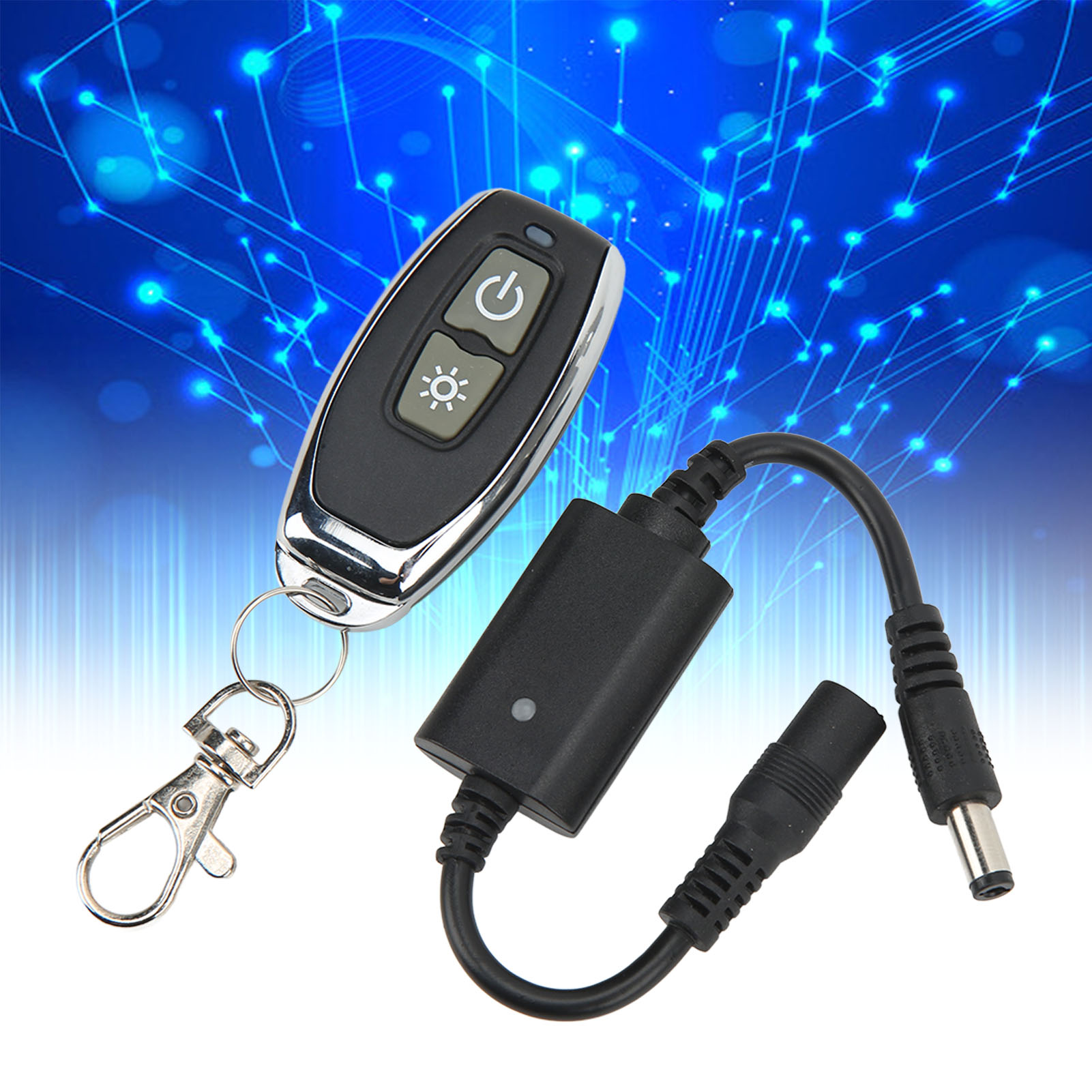 Miniatur-tischleuchte Mit Farbigem Led-streifen Und Fernbedienungsschalter (dc 3,5v-12v)