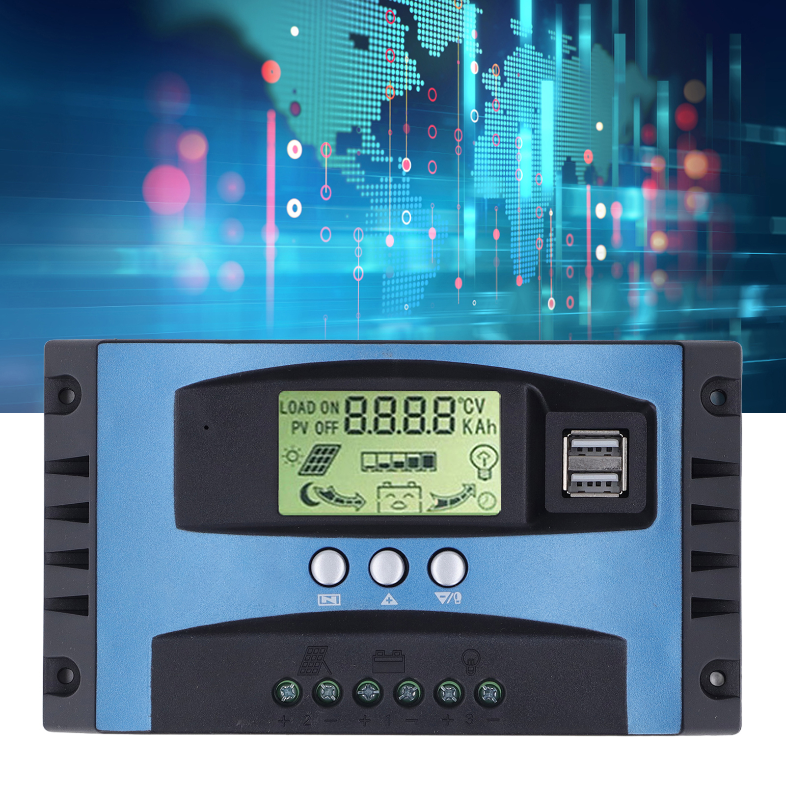 12v/24v Mppt-solar-photovoltaik-laderegler, Smart-home-stromerzeugungssystem, 40a