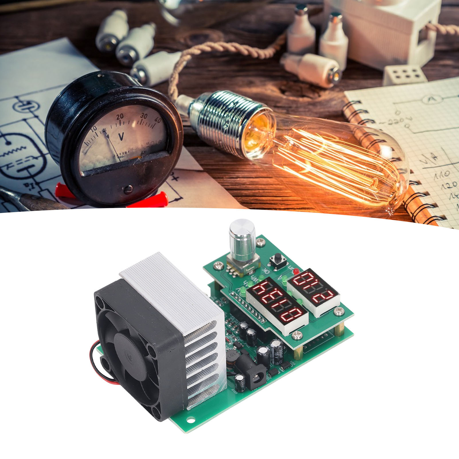 Batteriekapazitätstester Mit Elektronischem Konstantstrom-lastmodul 130 V 9,99 A 60 W
