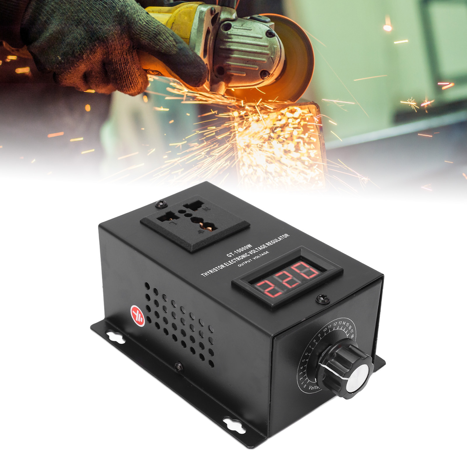 Gt-10000w Hochleistungs-scr-elektronik-spannungsregler Für Motoren, Bohrmaschinen Und Elektroöfen (220 V)