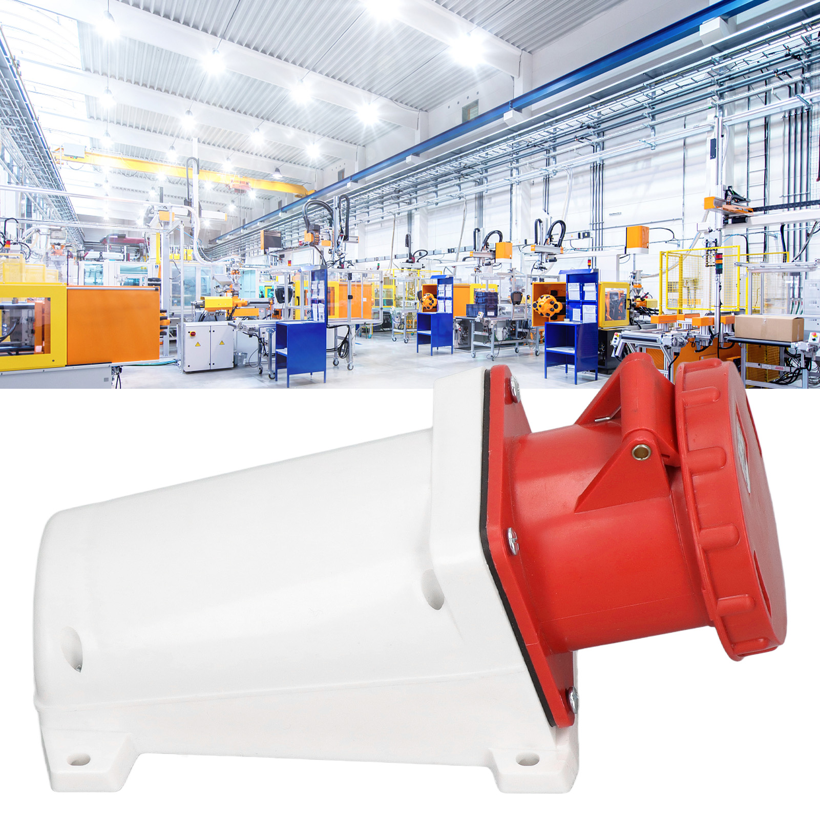 Wasserdichte Industrielle 4-polige Steckdose Typ-134 63a, Spannung: 380v415v