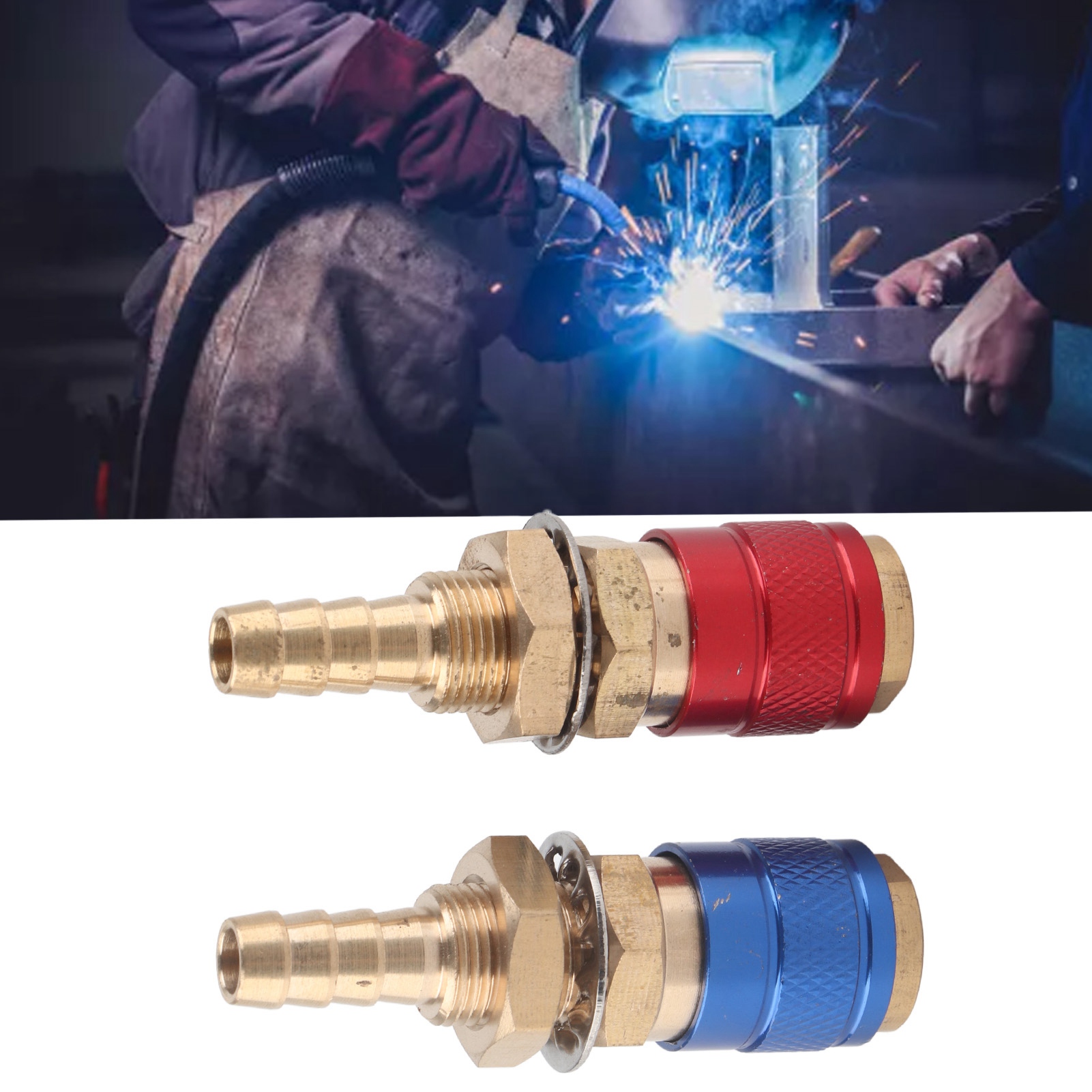 Wassergekühlter Schnellverbinder Und Gasadapter Für Tig Pta Db Sr Wp 9 17 18 26,8 Mm Schweißbrenner.