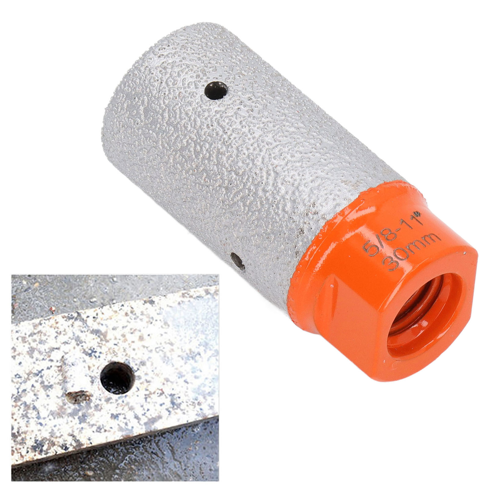 5/8-11"-lötbohrer Für Granit, Quarz, Marmor, Fliesen, Kantenbearbeitung Und Lochvergrößerung, 30 Mm Bohrer