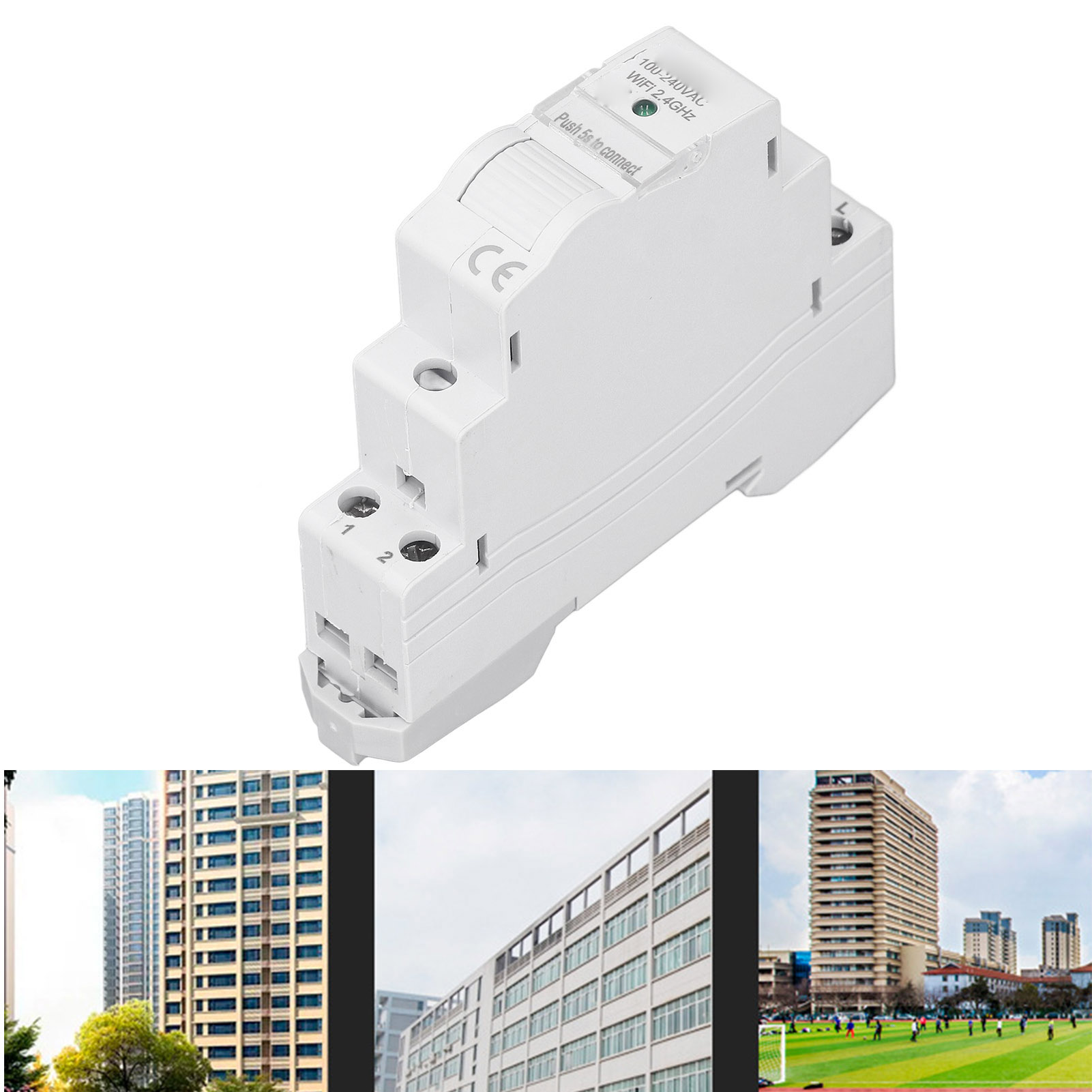 Atms1603 Einzelregler-energiezähler, Wlan Und Zigbee, 100–240 V Wechselstrom