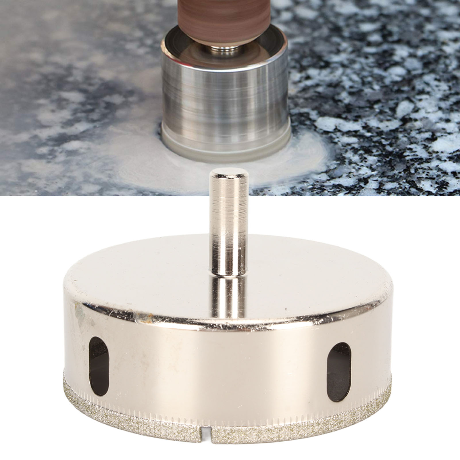 85-mm-glasbohrer, Werkzeug Zum Bohren Von Fliesen, Bohrer Zum Bohren Von Fliesen Und Marmor, Runder Diamantbohrer.