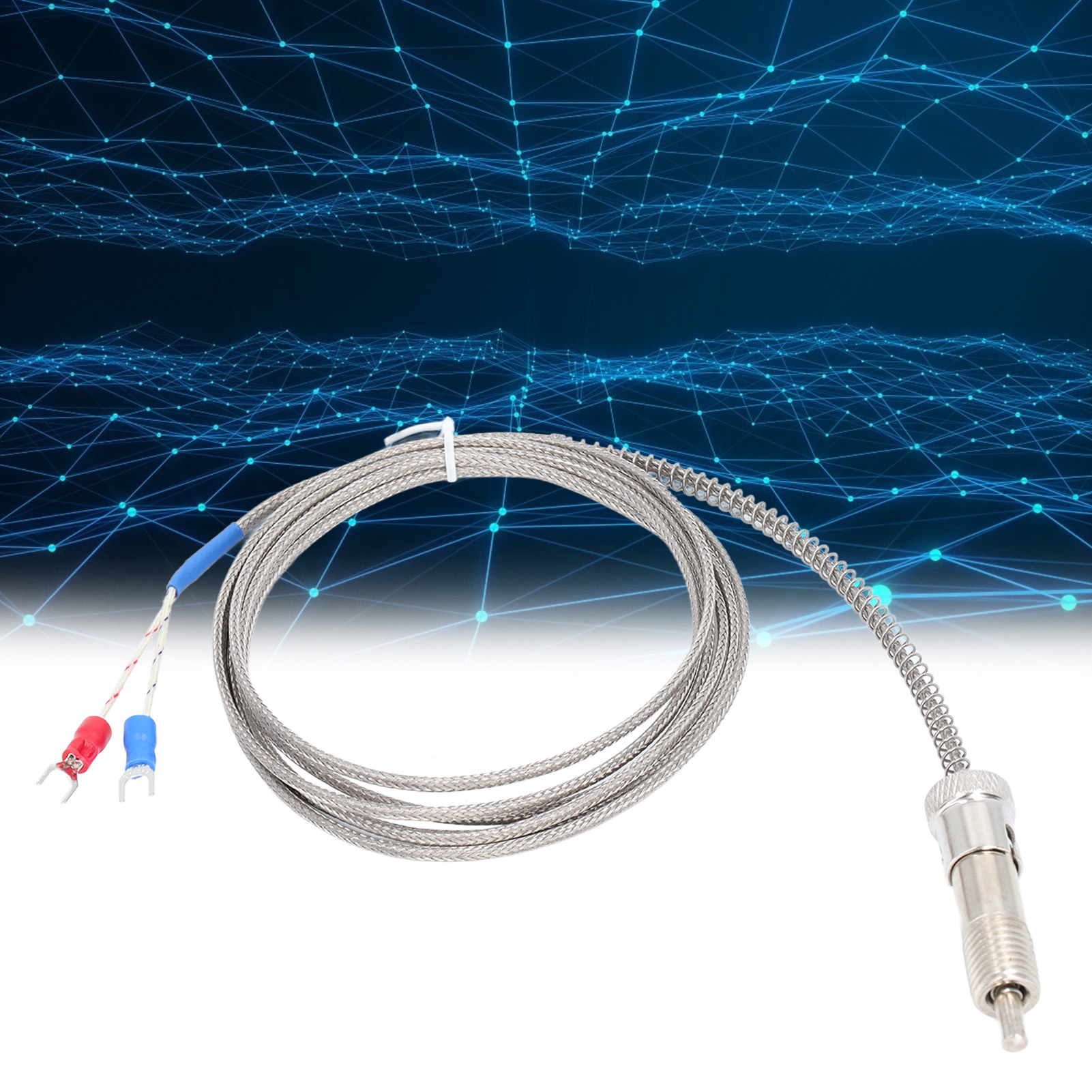 Berm® Federbelastetes Thermoelement Typ K 0-400 °c M12 2m