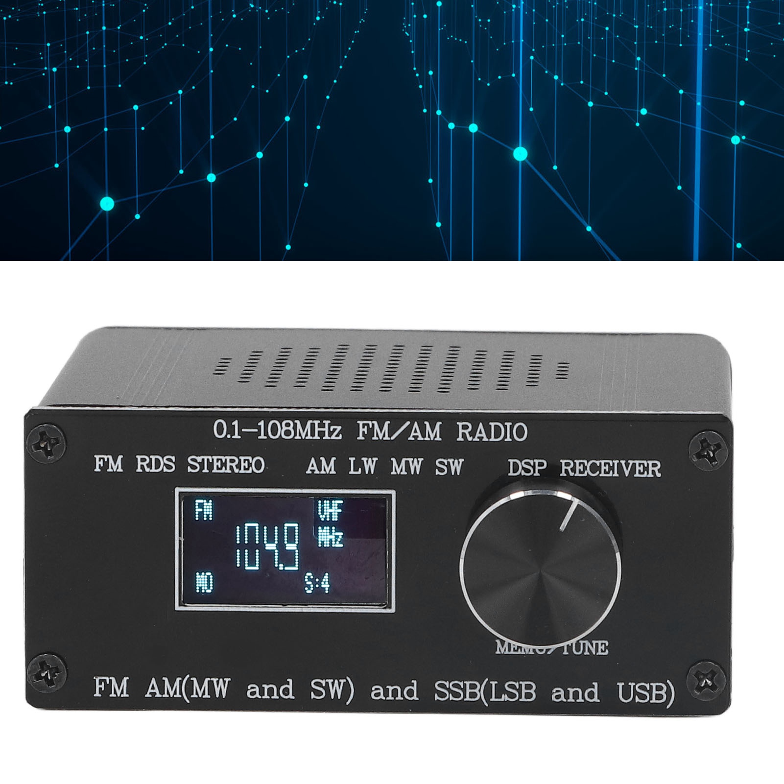 Ats-60+ Fm/am/ssb-empfänger Mit Vollständigem Touchscreen