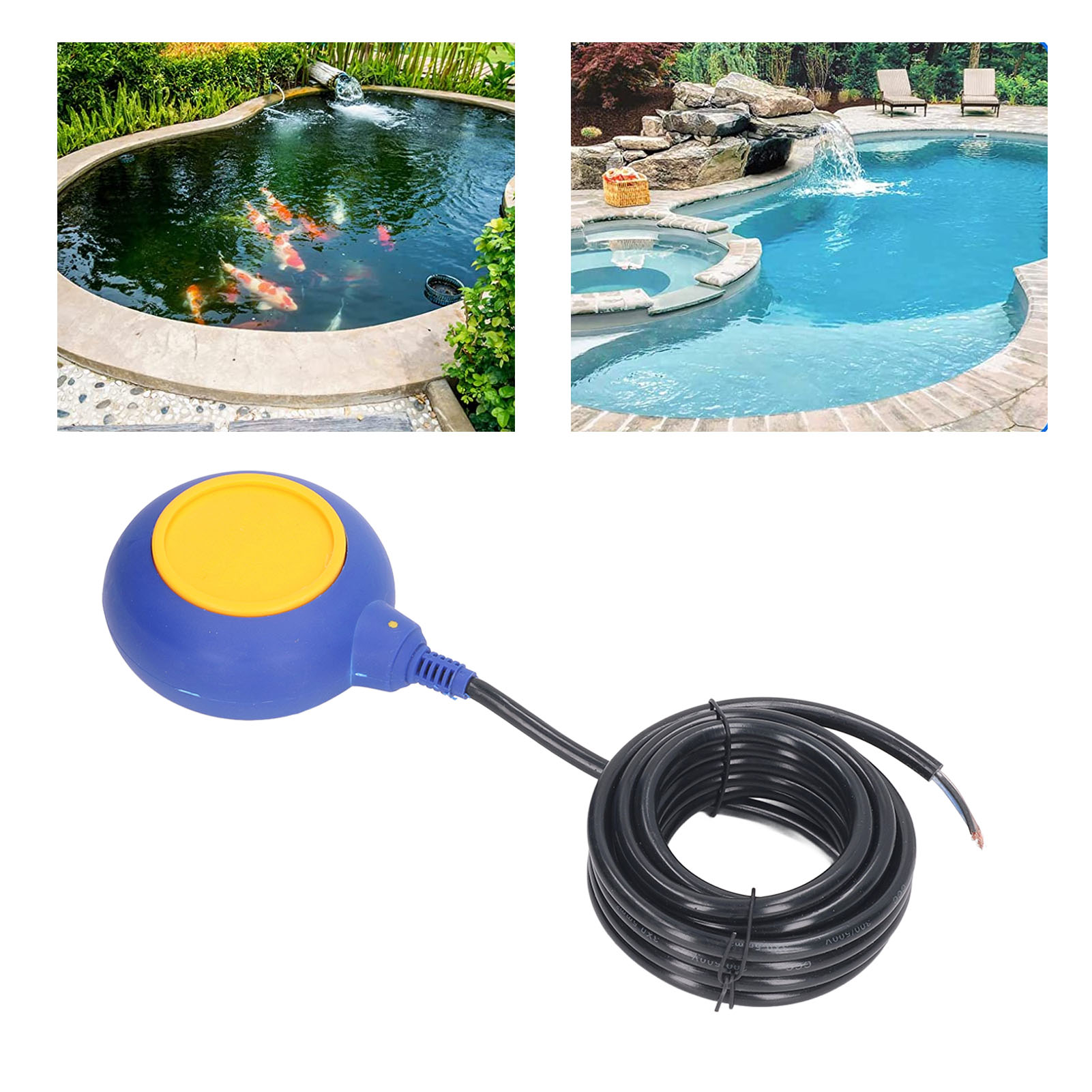 Schwimmerschalter Für Kreiselpumpen, Automatischer Wasserstandsregler, 250380v, Sl-m15-1, 4m Kabel.