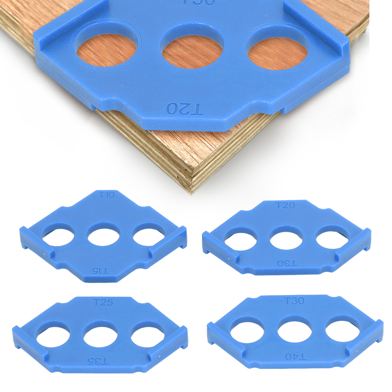 Schnell-neigungs- Und Winkelpositionierungsset Für Die Holzbearbeitung (4-teilig), C-förmige Neigungs- Und Winkelverstellmaschine, Schnell-neigungs- Und Winkelpositionierungsform (blau)