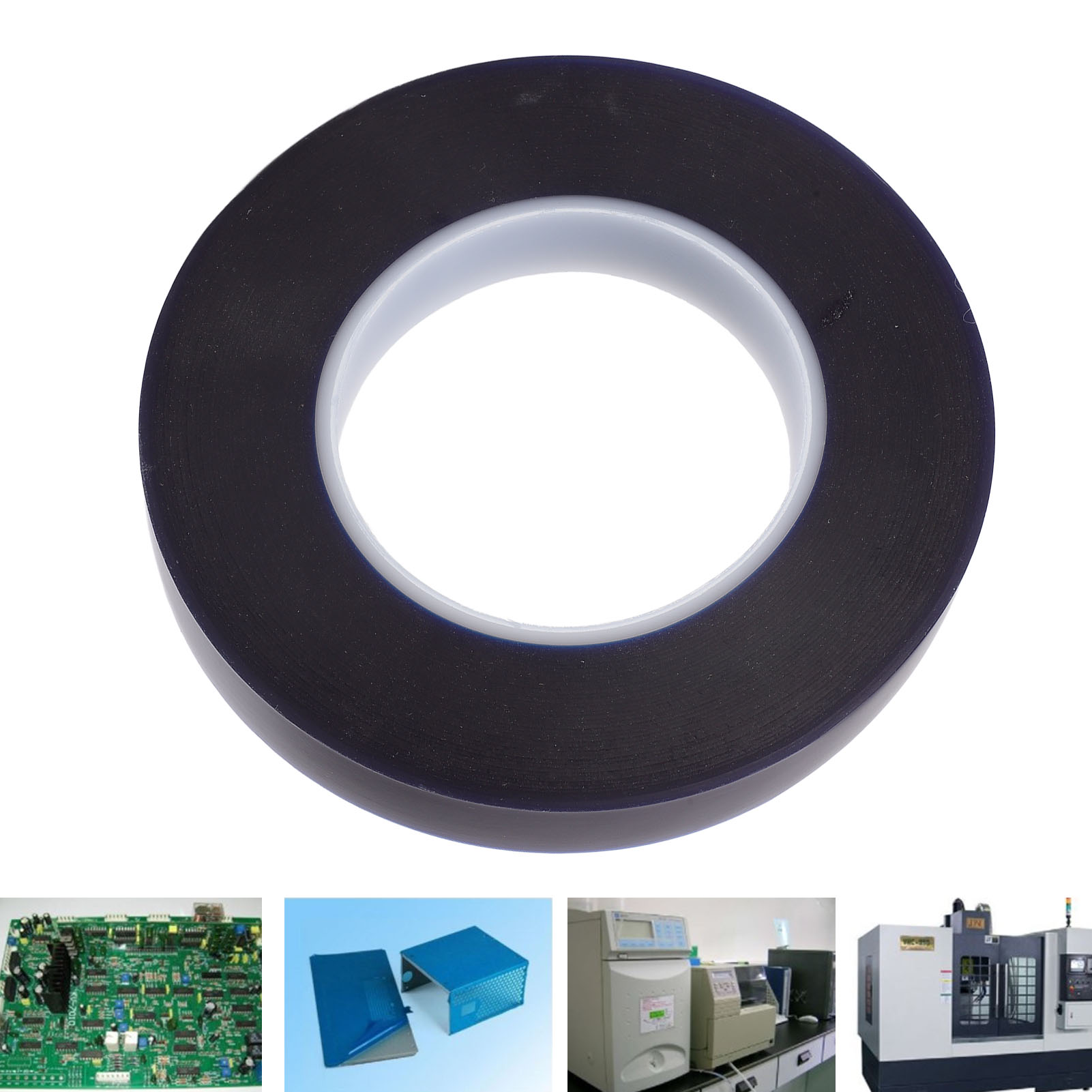 Verkauft In 2er-packs, Blaues Pvc-schutzfolien-klebeband, 0,08 Mm Dick, 20 Mm Breit Und 100 M Lang, Für Leiterplatten, Glaslinsen Und Galvanisierung.