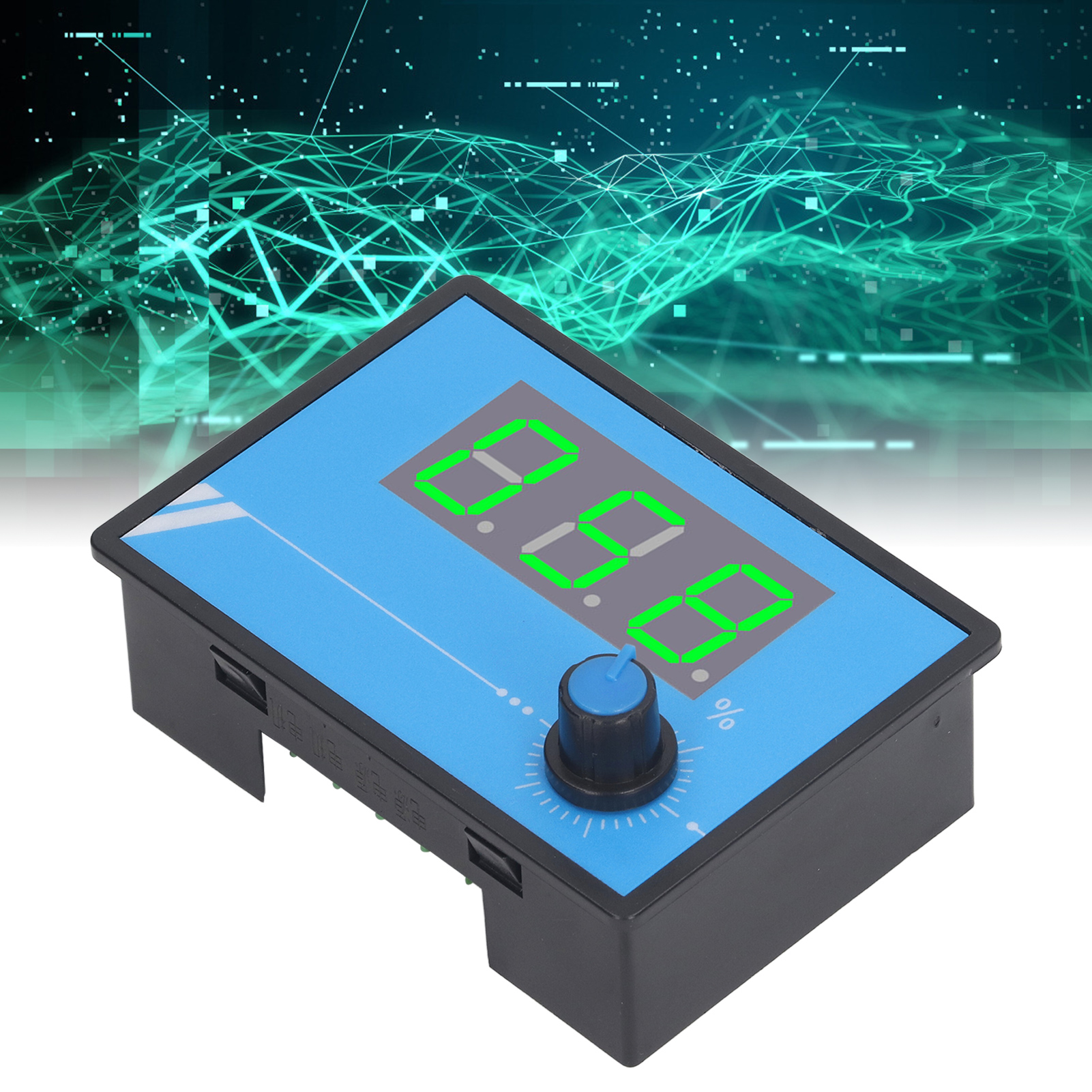 Bmq08 Hochleistungs-gleichstrommotor-drehzahlregler Mit Digitalanzeige, Pulsweitenmodulation (pwm), Sanftanlauf Und -stopp, 12 V Bis 80 V Dc.