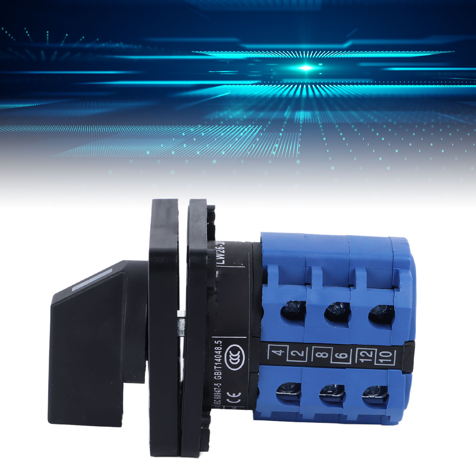 Universalschalter Lw26-20/3, Dreistufiger, Dreiteiliger Doppelleistungsschalter Für 380v-motoren (rückwärts/vorwärts/rückwärts).