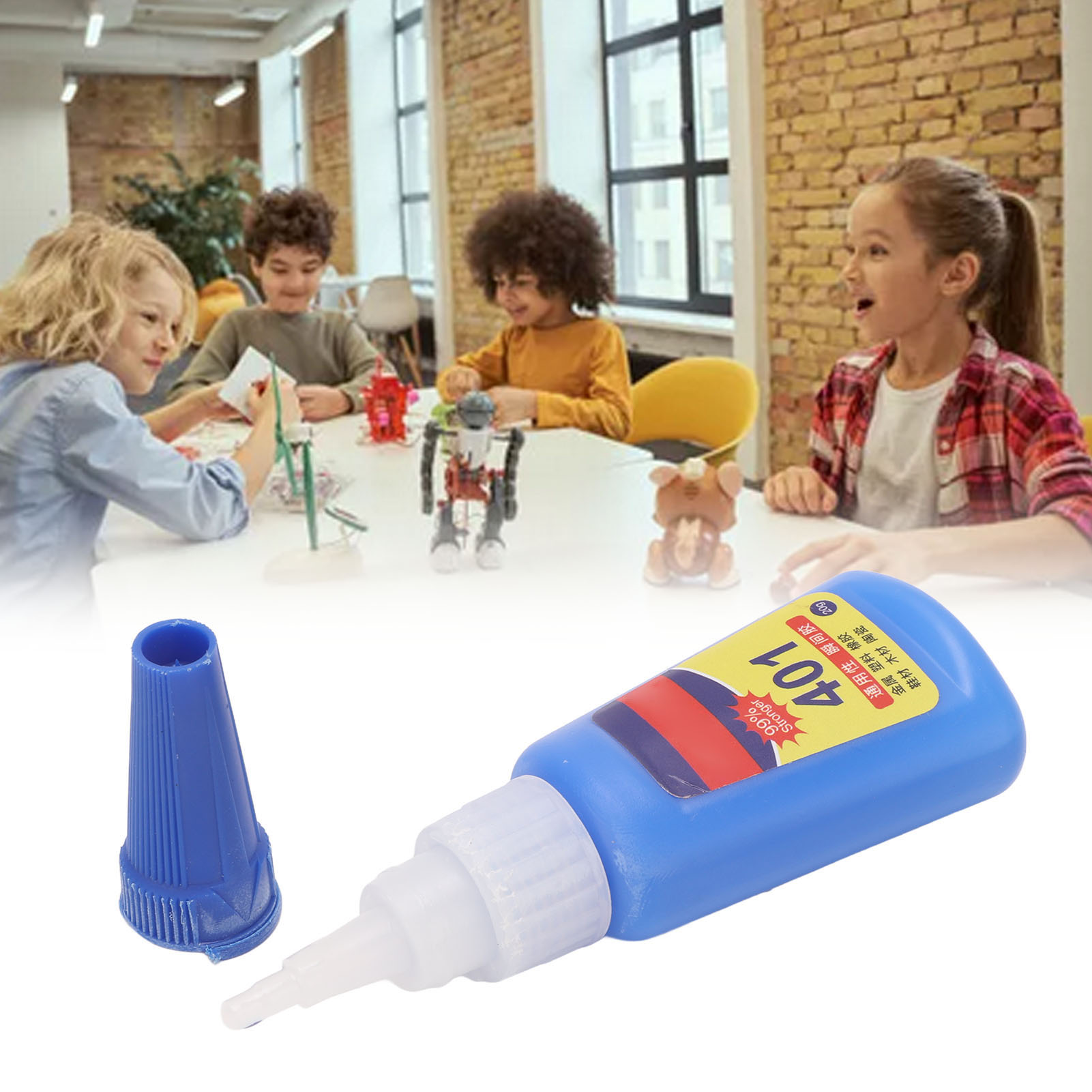 Starker Kunststoffkleber, Schmuckkleber, Schuhreparaturkleber, Wasserbasierter Metallkleber, 401-kleber