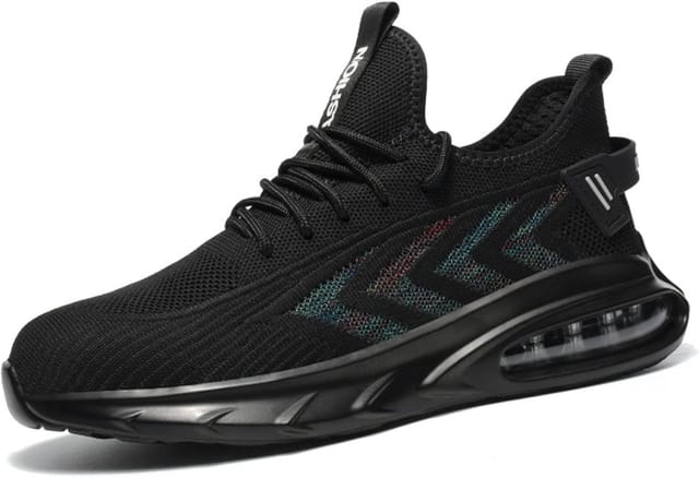 Stahlkappenschuhe Für Herren, Unverwüstliche Sneaker Aus Verbundmaterial, Herren-industrie-stil – Standardgröße 42 (eu)