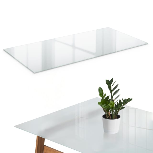 Große Glasplatte Tischplatte Tisch Esg Sicherheitsglas Rechteck - Für Esstisch Couchtisch Gartentisch Schreibtisch 140x70