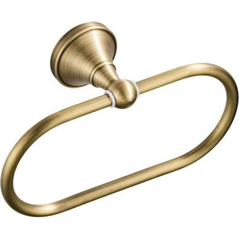 Handtuchring, Gebürstetes Bronze, Ovale Handtuchhalterung Aus Antikem Messing, Wandmontage-handtuchhalter Für Küchen- Und Badaccessoires
