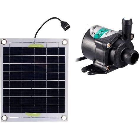 10-w-elektropumpe-kit Für Fischteich, 12-v-solarbetriebene Bürstenlose Pumpe, Gartendekoration, Brunnen, Aquarium, Mini-solarteichpumpe