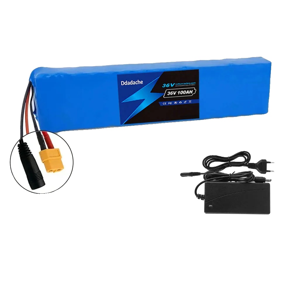 Lithium-akkupack, 100 Ah Kapazität, 36 V Spannung, Xt60-dc