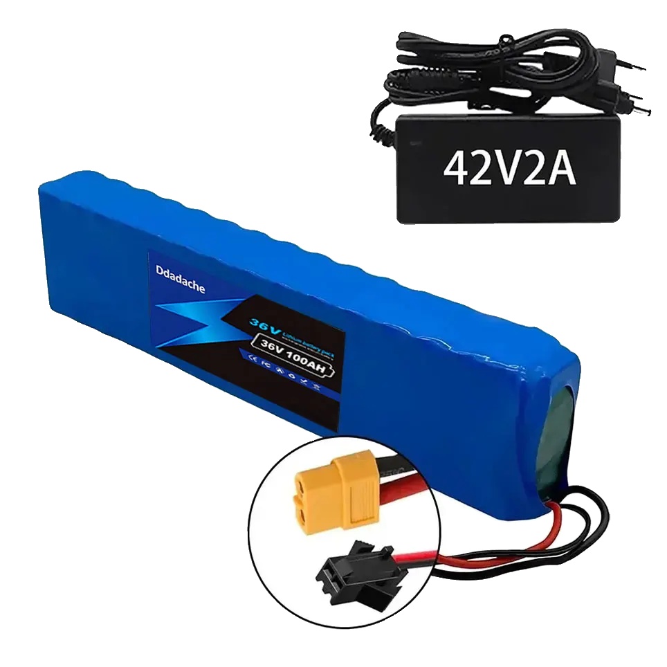 Lithium-akkupack, 100 Ah Kapazität, 36 V Spannung, Xt60-sm