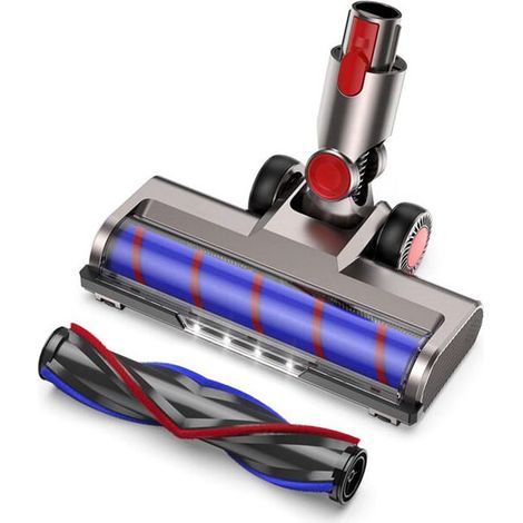 Bürste Passend Für Dyson-staubsauger V7 V8 V10 V11 V15, Flexible Und Um 180° Schwenkbare Dyson-bürste Mit 4 Front-led-lampen Und 1 Ersatzwalze