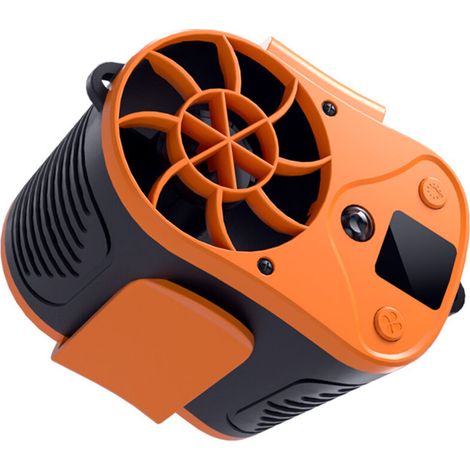 Tragbarer Wiederaufladbarer Ventilator Zur Befestigung Am Gürtel, Persönliche Kühlung Und Tragbare Klimaanlage Für Außenarbeiten Oder Baustellenbetrieb, Usb-betrieb