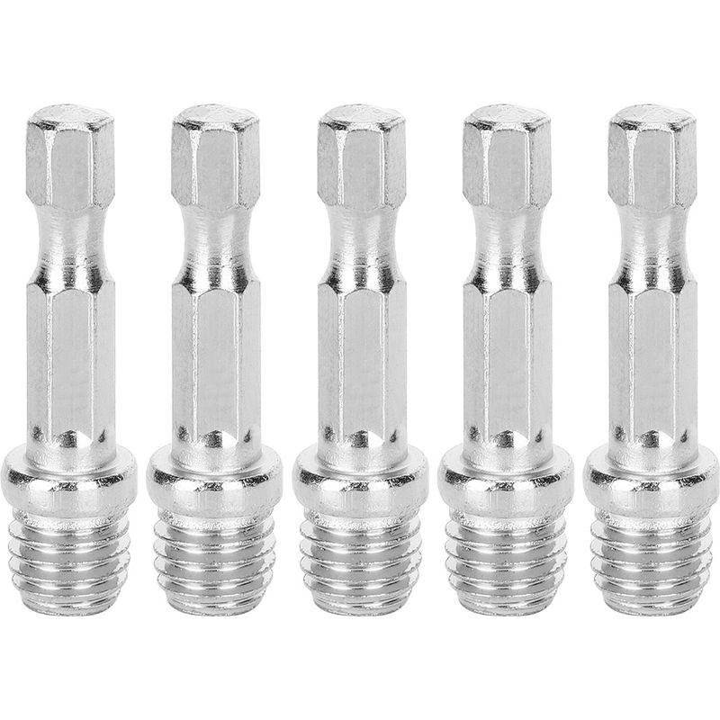 Lot De 5 Tiges De Prolongation Pour Perceuse M10, Adaptateur De Conversion À Vis, Axe À Disque, Tige De Connexion Pour Perceuse Électrique