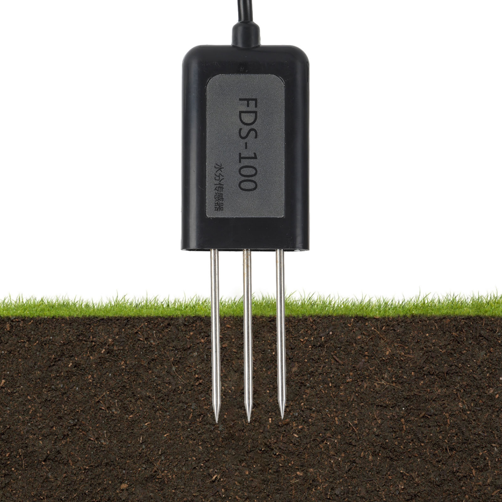 Bodenfeuchtesensor Für Landwirtschaftliche Gewächshäuser, Bodenfeuchtedetektor, Rs485-ausgänge, Betriebsspannung 7-24v.
