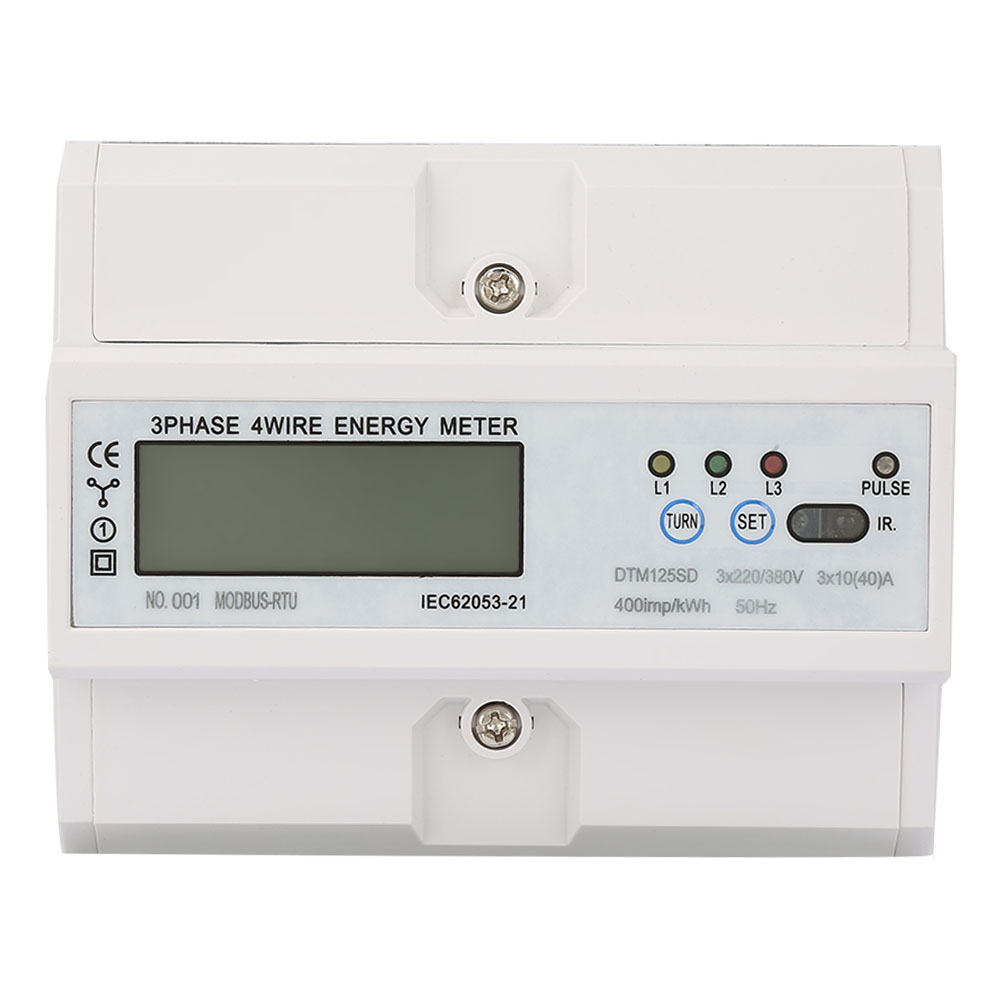 Dtm125sd 10-40 A Dreiphasen-multifunktions-lcd-energiezähler
