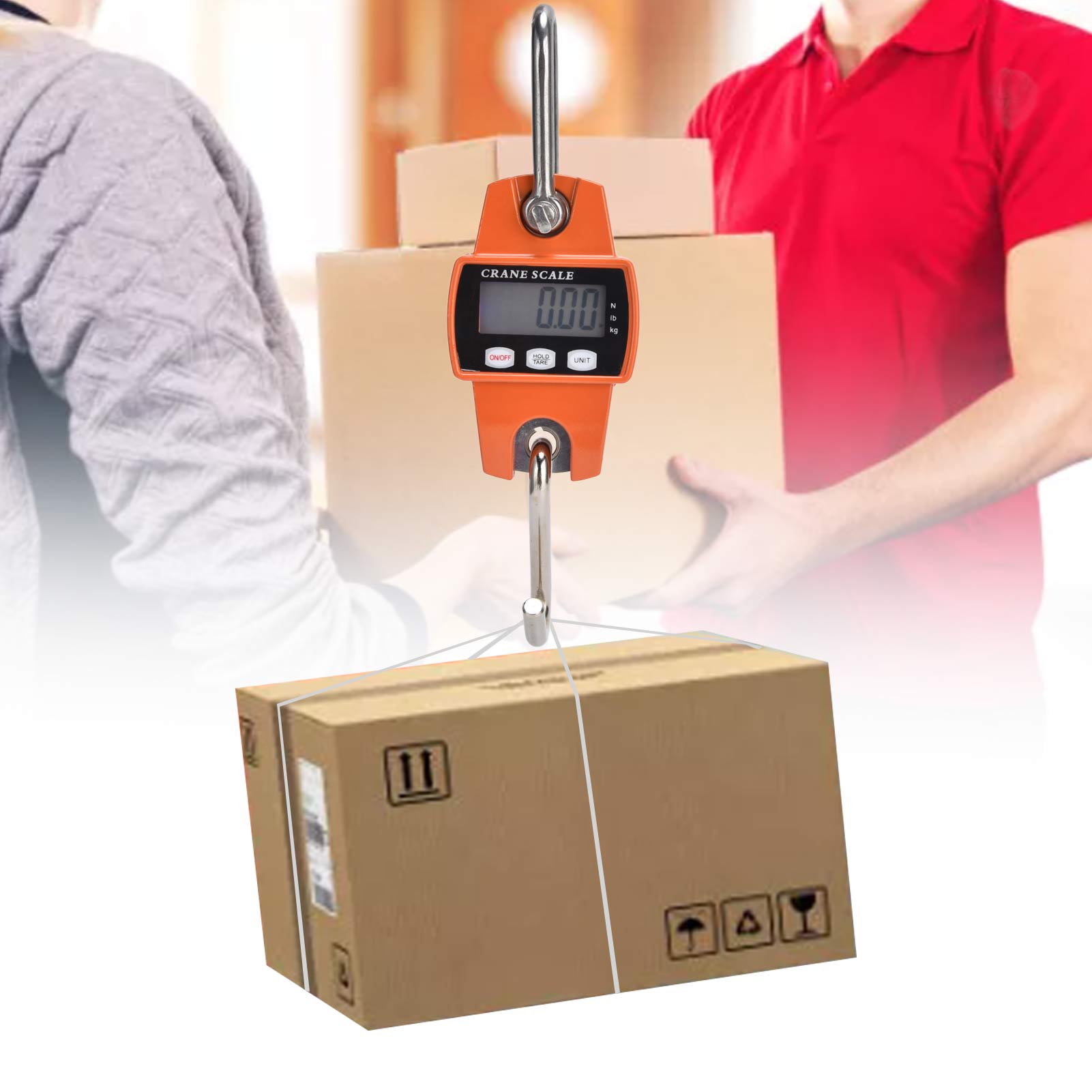 300 Kg Elektronische Waage, Handwaage, Hängewaage, Kleine Tragbare Hängewaage