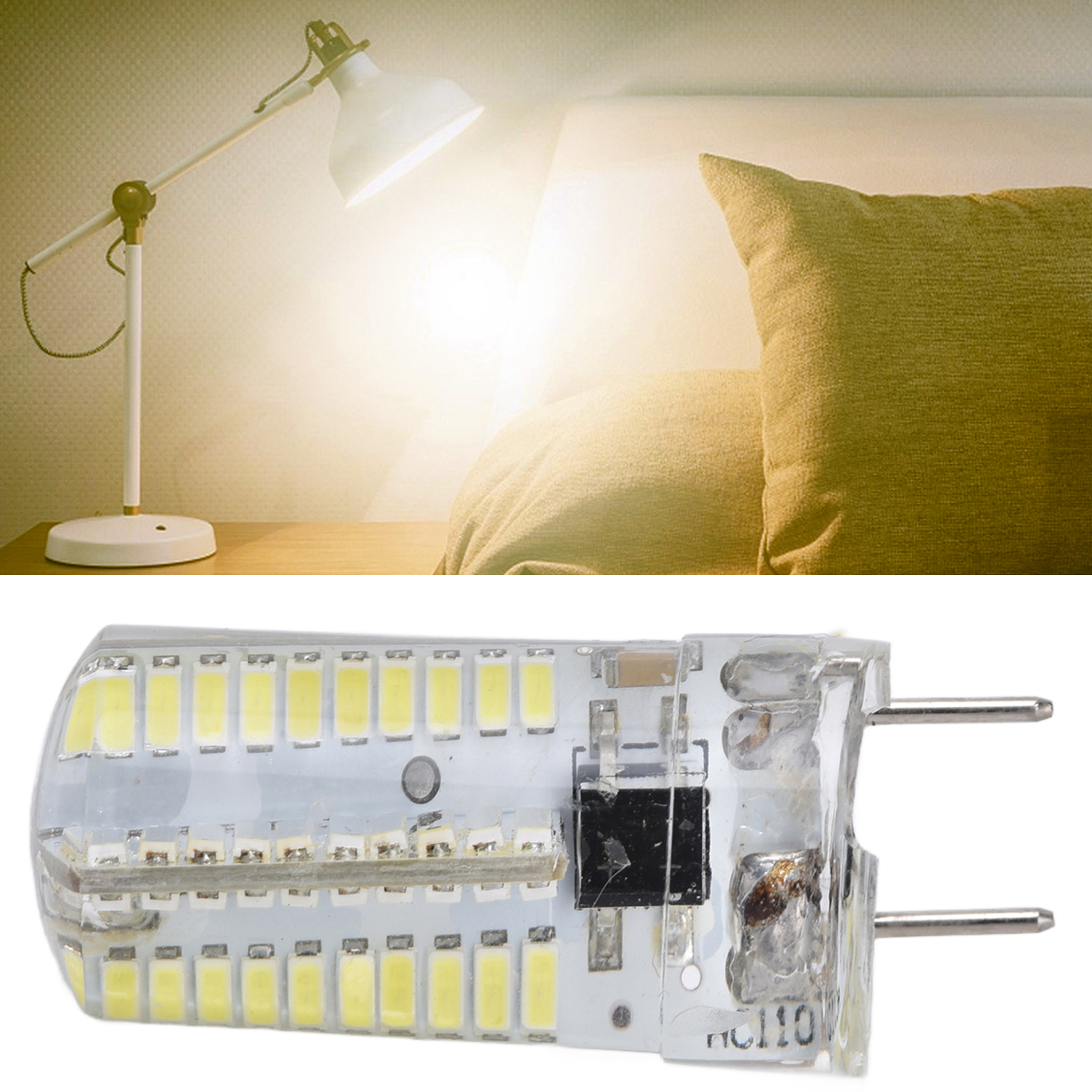 Sechs Kleine G8-glühbirnen, 5w Led, 80 Leds, Geeignet Für Pendelleuchten, Deckenleuchten, Wandleuchten Und Tischlampen (6er-pack) / Warmes Licht.