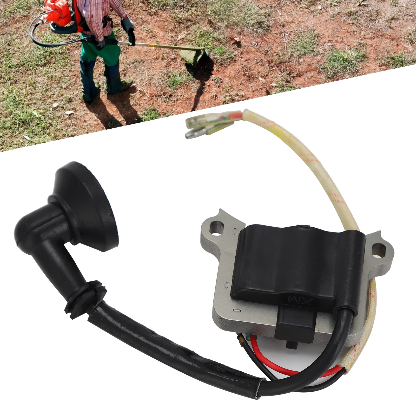 Hochspannungsspule 430/520 V, Zubehör Für Rasenmäher, Gartengerätezubehör Für 43-cm³-, 52-cm³-, Cg430- Und Cg520-motoren