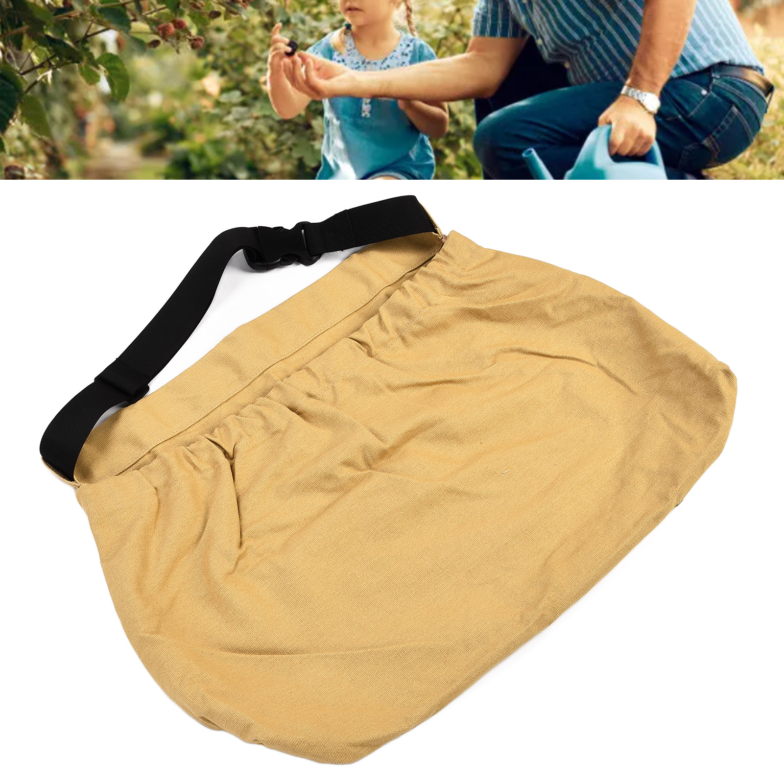 Pflückbeutel Für Den Außenbereich, Gemüse-/obstpflückbeutel, Obstpflückbeutel, Werkzeugtasche Für Den Gürtel, Aufbewahrungsbeutel Für Wildbeeren, Khakifarben