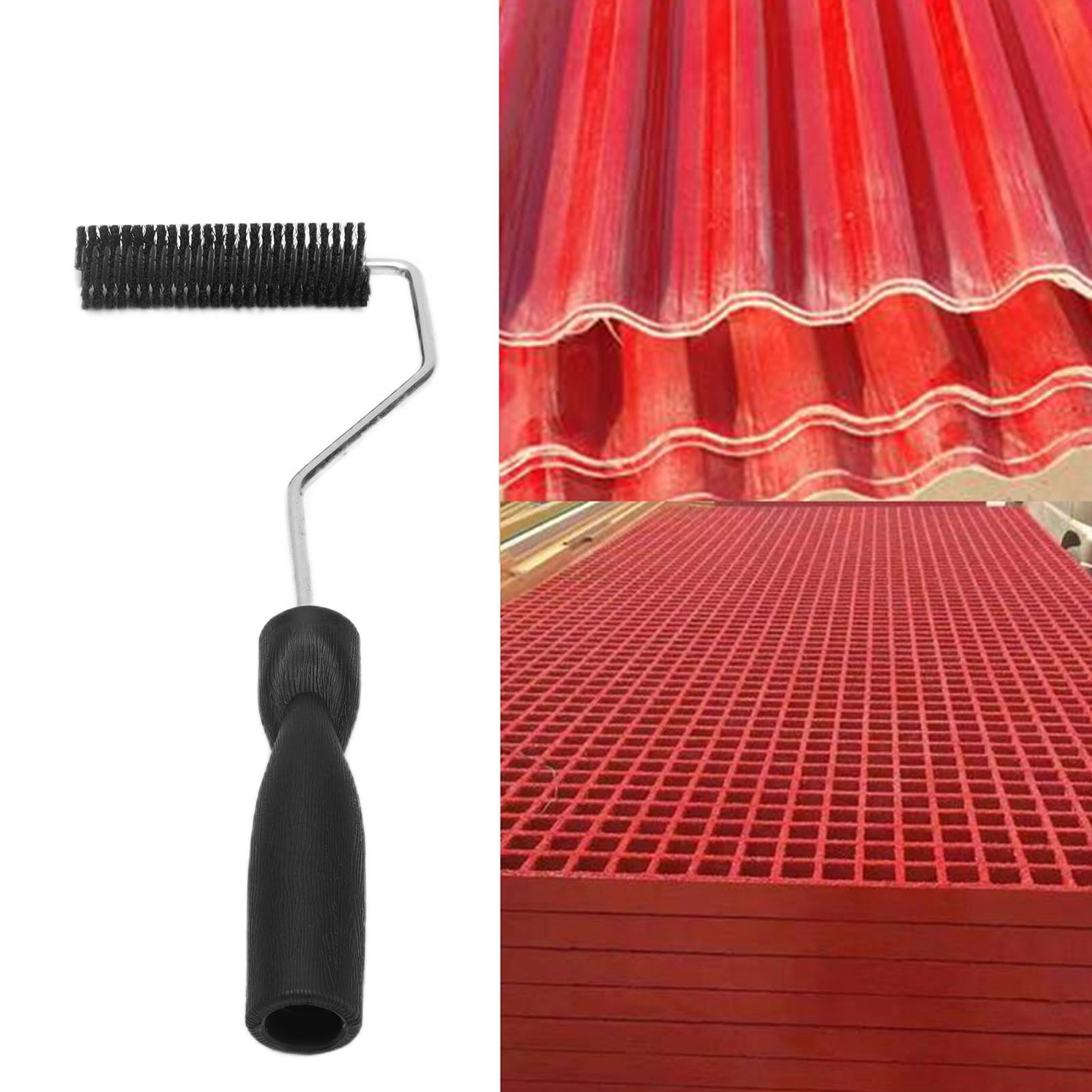 Manuelles Glasfaserlaminiergerät Φ28mmx100mm, Hergestellt Aus Reinen, Schaumfreien Schweineborsten, Kann Mit Aceton Gereinigt Werden.