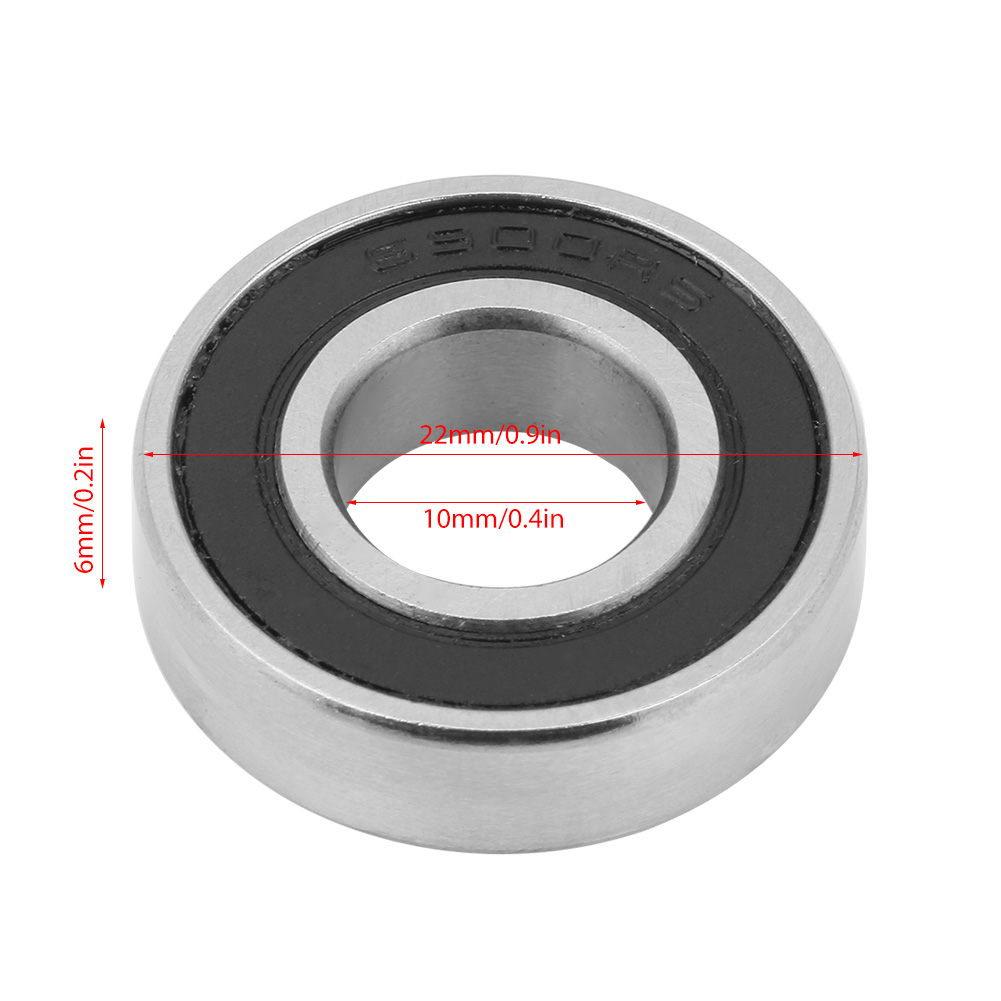 10 Rillenkugellager 6900-2rs, 10 Mm X 22 Mm X 6 Mm