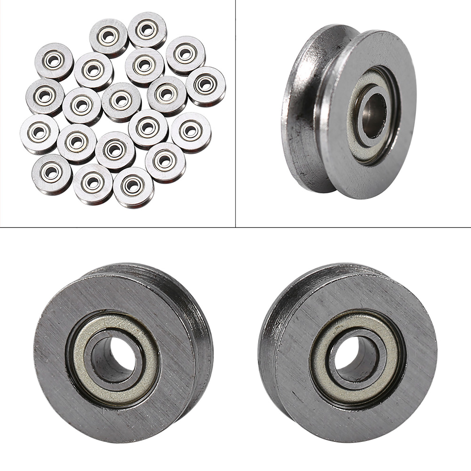 20 Kugellager Aus Kohlenstoffstahl V623zz, 3 X 12 X 4 Mm