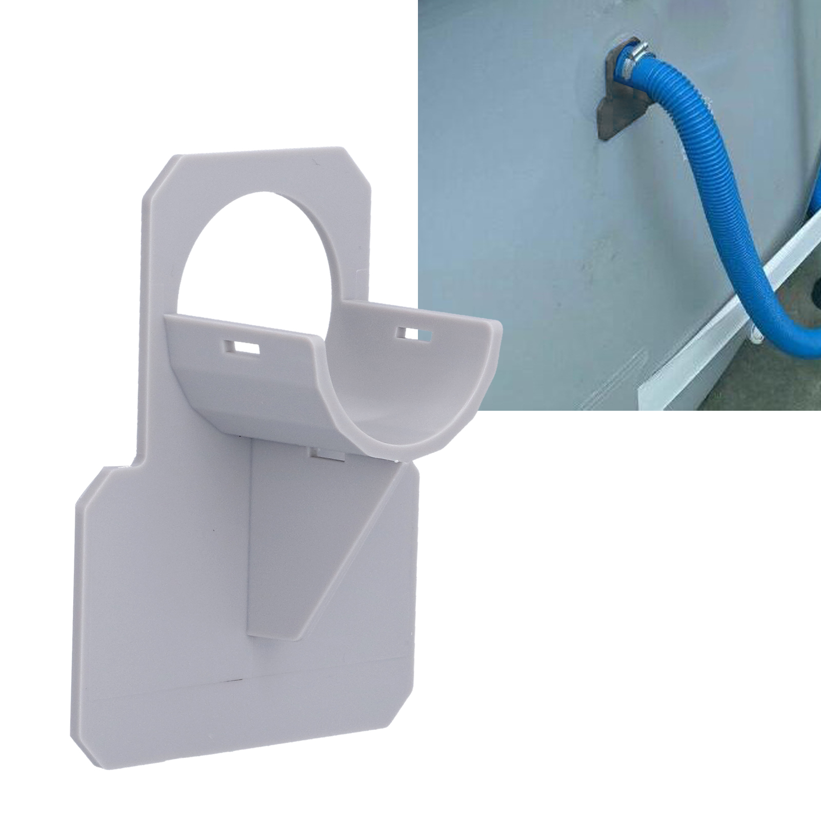 Opp-beutelverpackung Für Intex Poolschlauchhalterungen, Schlauchhalterungen Und Befestigungszubehör (grau).