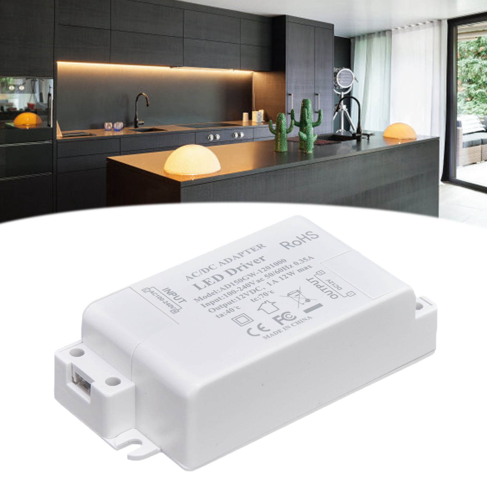 Netzteil Für Led-treiber, Ac 100–240 V/0,35 A, Dc 12 V/1 A, 12-w-konstantstromtransformator