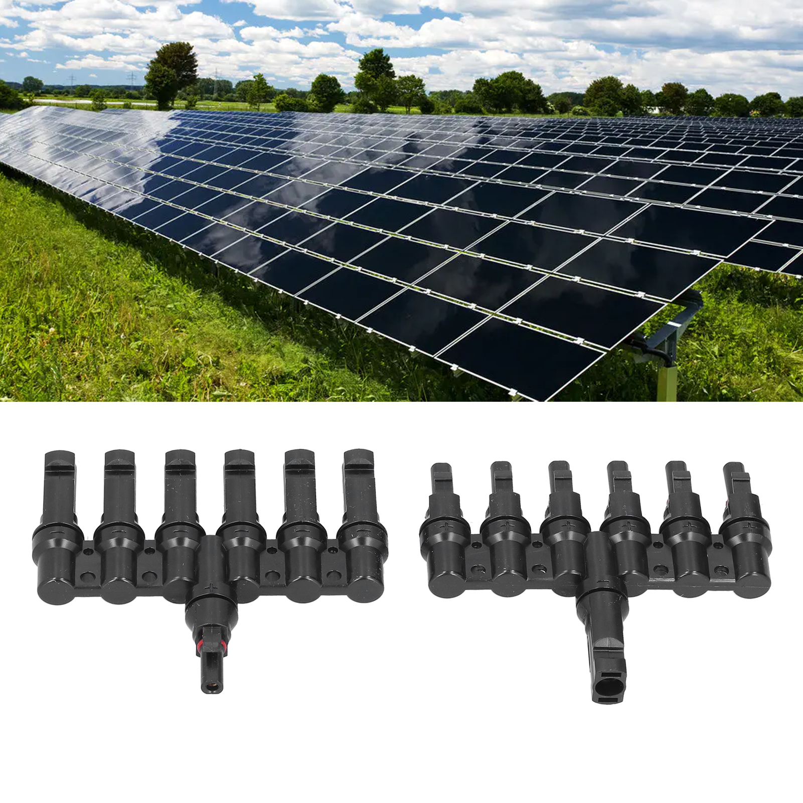 1-zu-6-adapterstecker, 6-polig 6t, Wasserdichter Stecker Und Buchse Für Stromerzeugungssysteme.