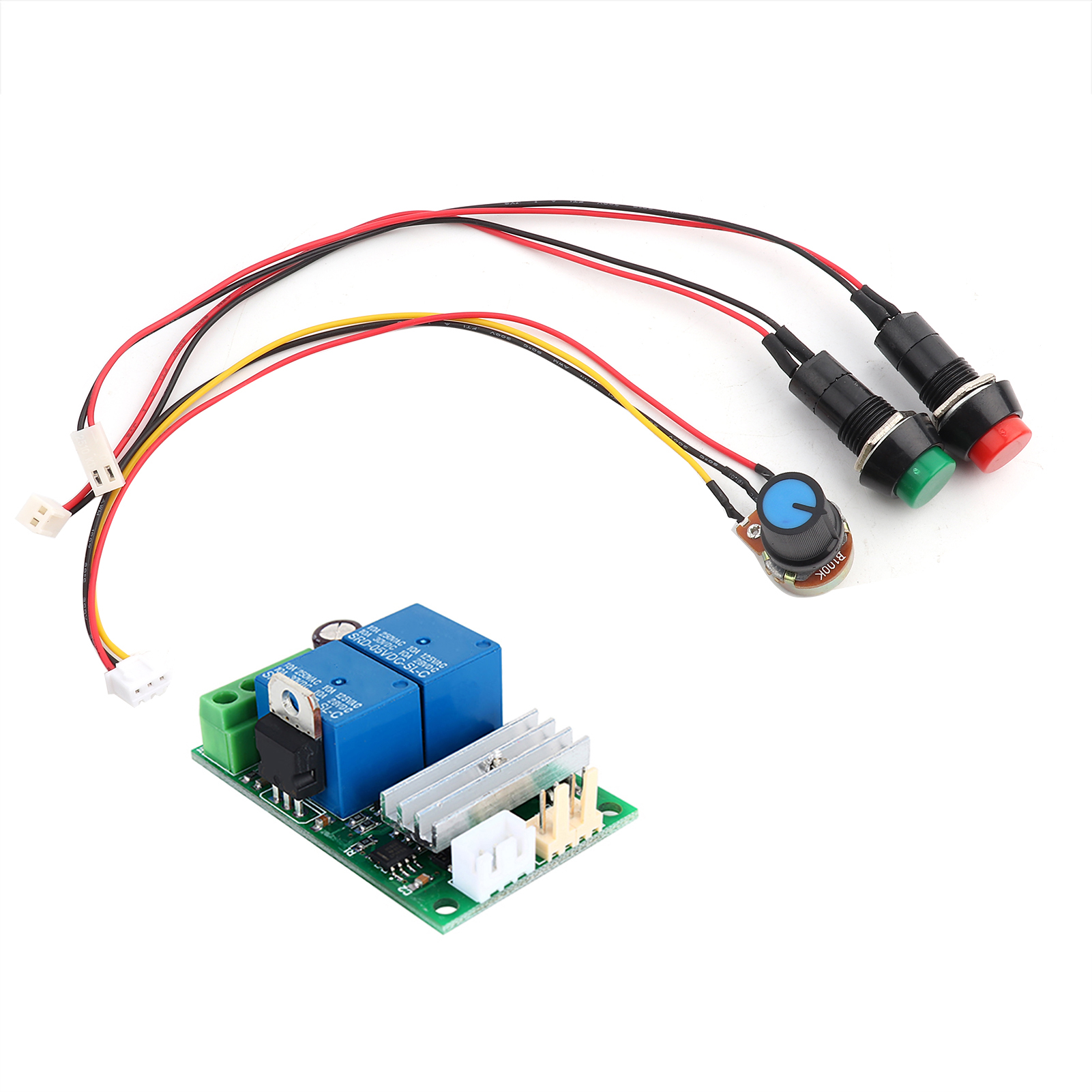 Pwm-gleichstrommotor-drehzahlregler 6–24 V 3 A, Vorwärts-/rückwärtsschalter, Elektrischer Stellmotor-steuerknopf