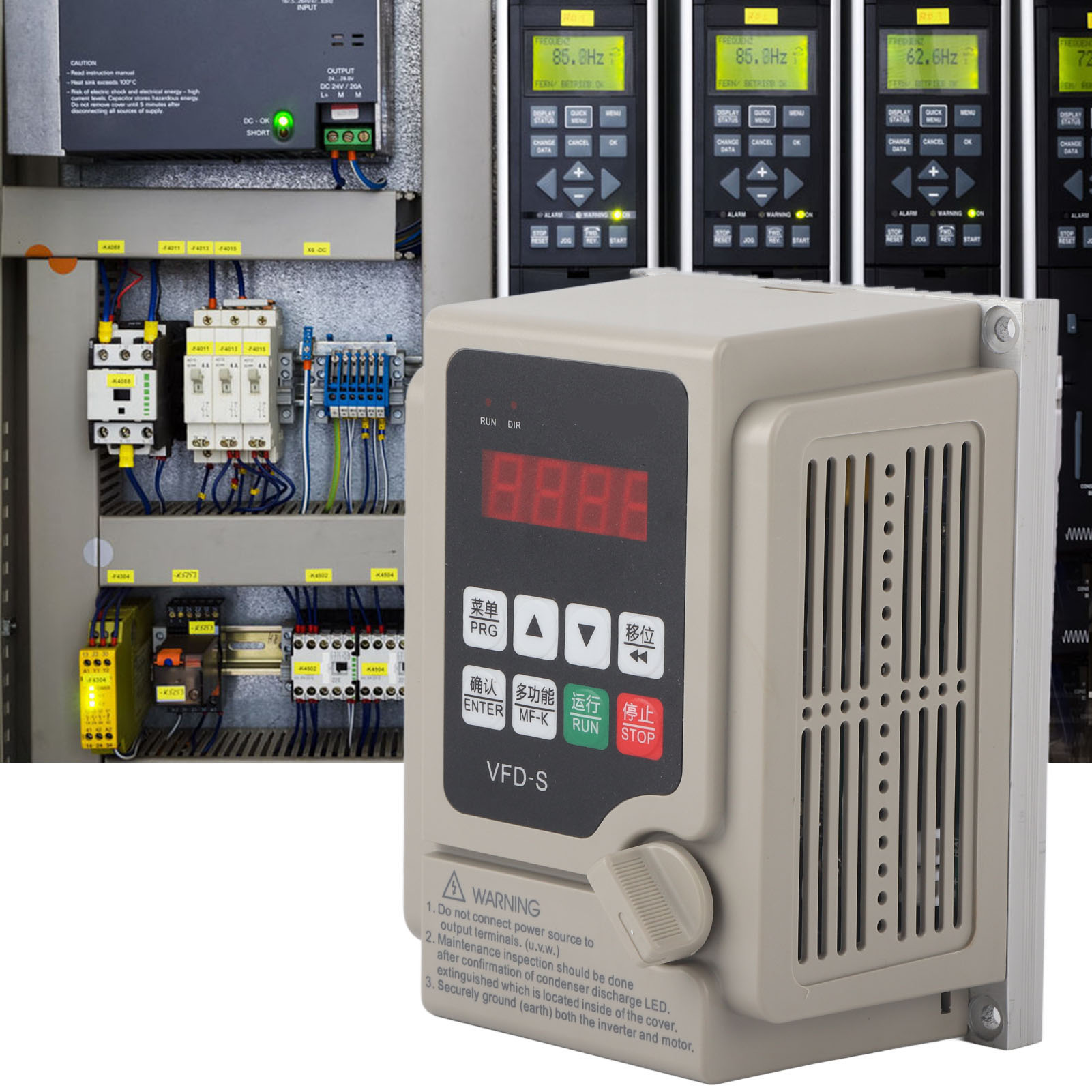 Frequenzumrichter Der S-serie, Einphasiger 220-v-eingang, Dreiphasiger Ausgang, 0,75 Kw