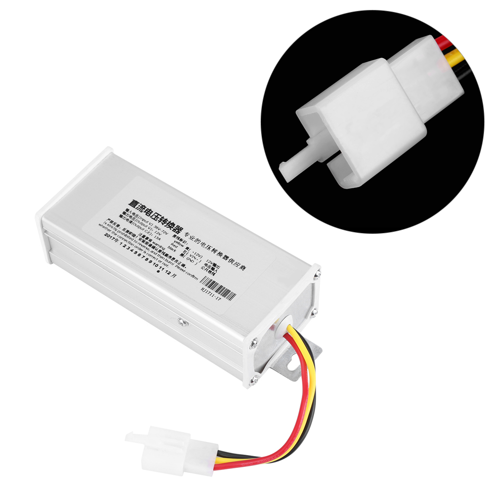 Konverter Für Elektrofahrzeuge: Eingangsspannung 36 V–72 V, Ausgang 12 V/15 A/180 W