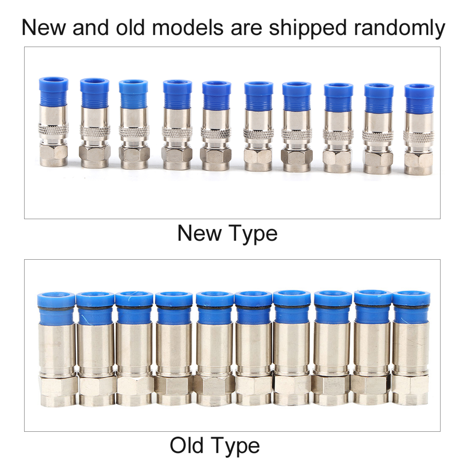 10 Imperial Rg6 F-typ Koaxialstecker