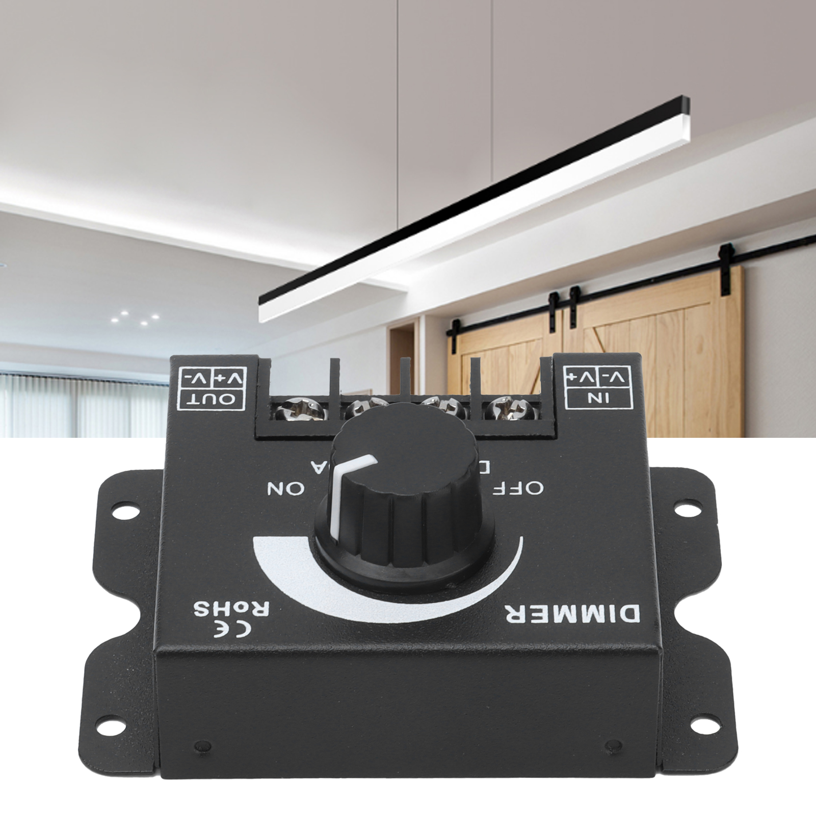 Dimmregler Für Monochrome Led-pwm-leuchten Dc12v-24v 30a, Einkanalig.